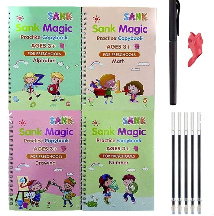 Cuadernos Mágicos Caligrafía✨ + 5 Lapiceros Especiales GRATIS 🎁+ ENVIO GRATIS